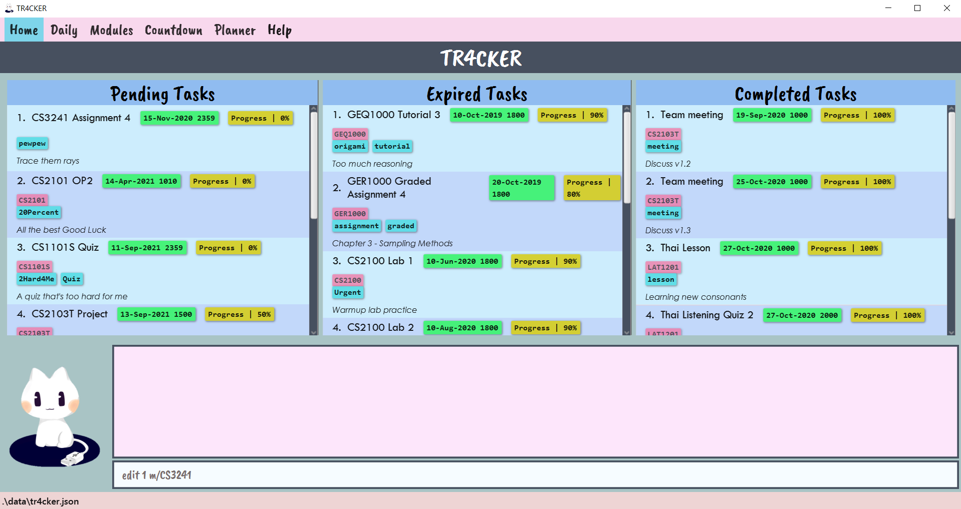 assign module before